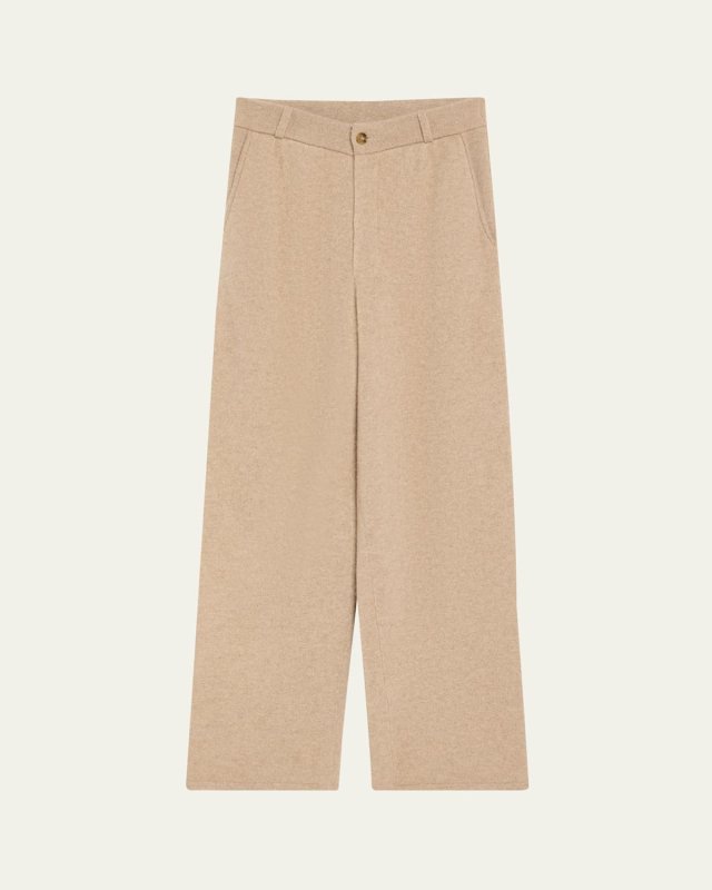 Tailored Cashmere-Blend Pants